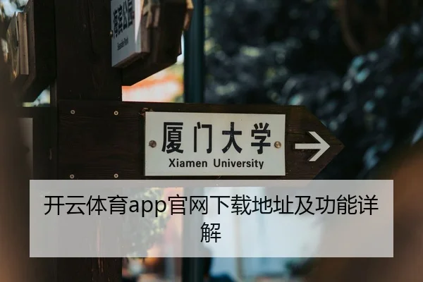 开云体育app官网下载地址及功能详解